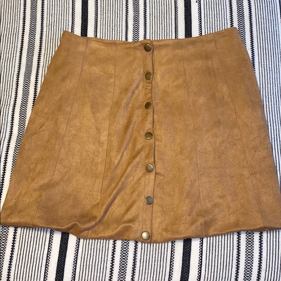 Altar'd State Dresses & Skirts - Altar’d state suede skirt